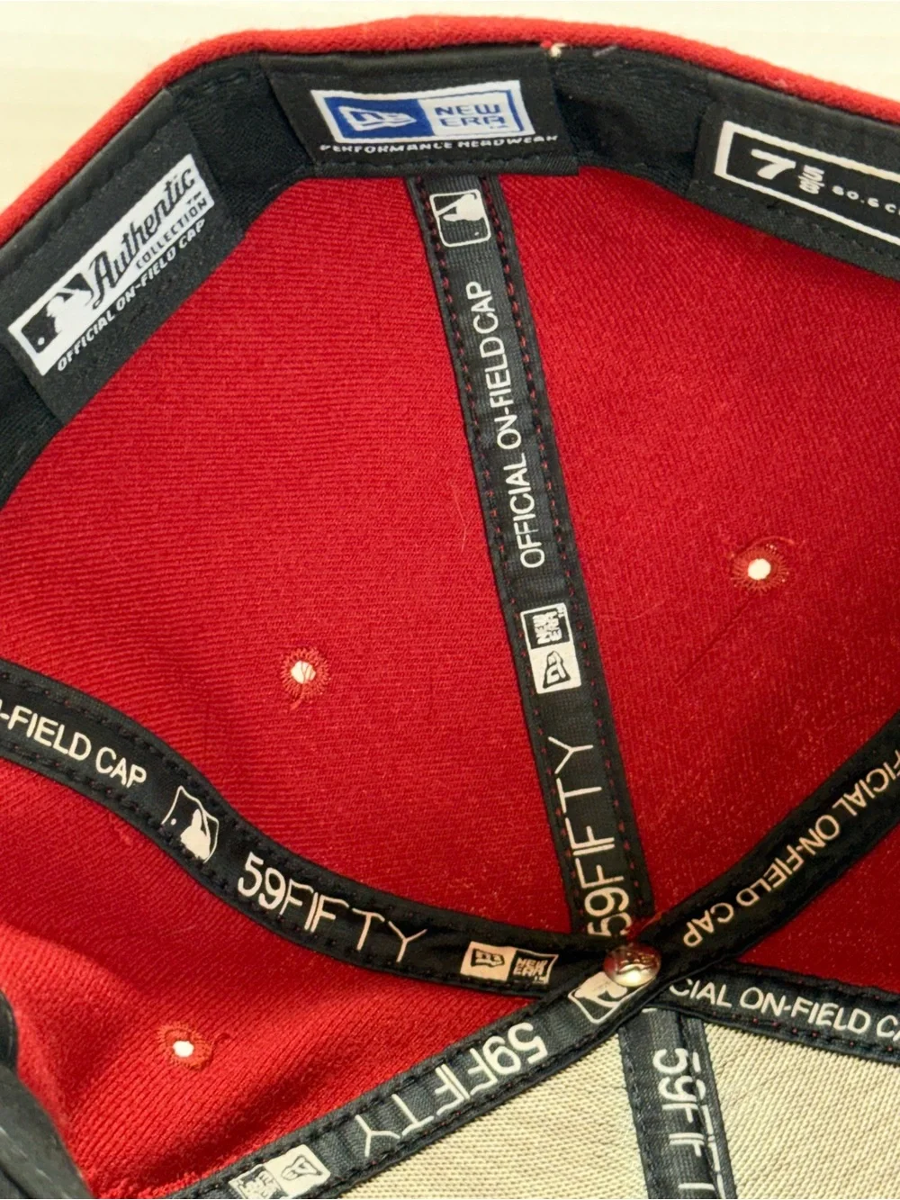 2007 Sedona Red Arizona Diamondbacks On Field Cap 59Fifty 7 5/8
